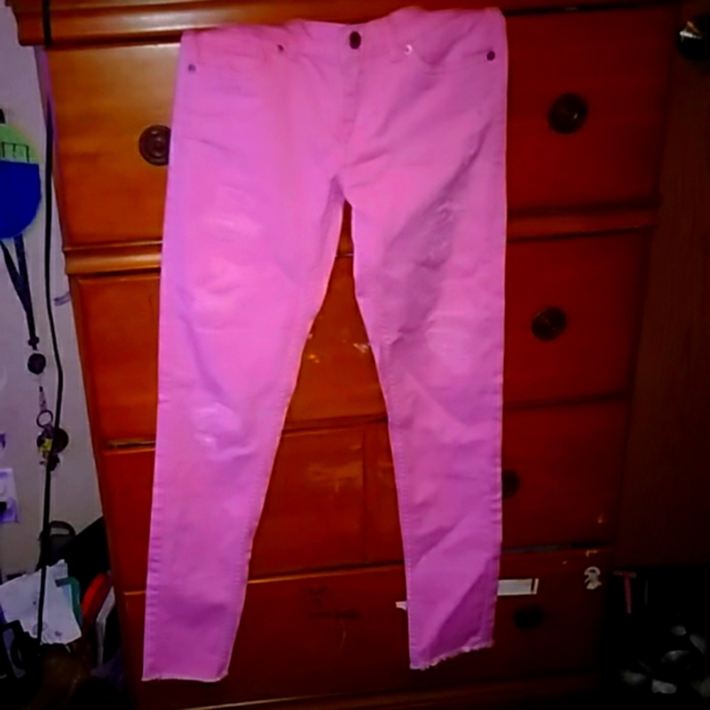 Size 14 regular pink Levi pants